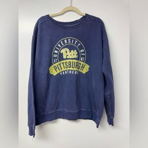 University of Pittsburgh Panthers Sweatshirt Blue Alta Gracia Large Collegiate